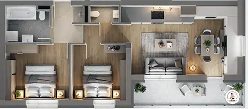 L11 eladó lakás alaprajz