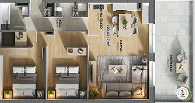 L20 eladó lakás alaprajz