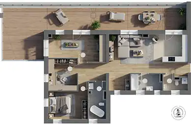 L22 eladó lakás alaprajz