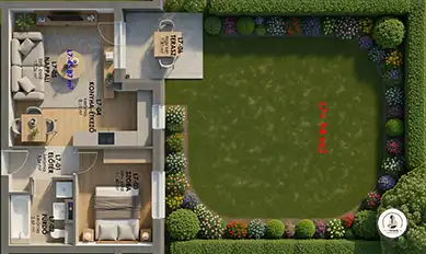 L7 eladó lakás alaprajz